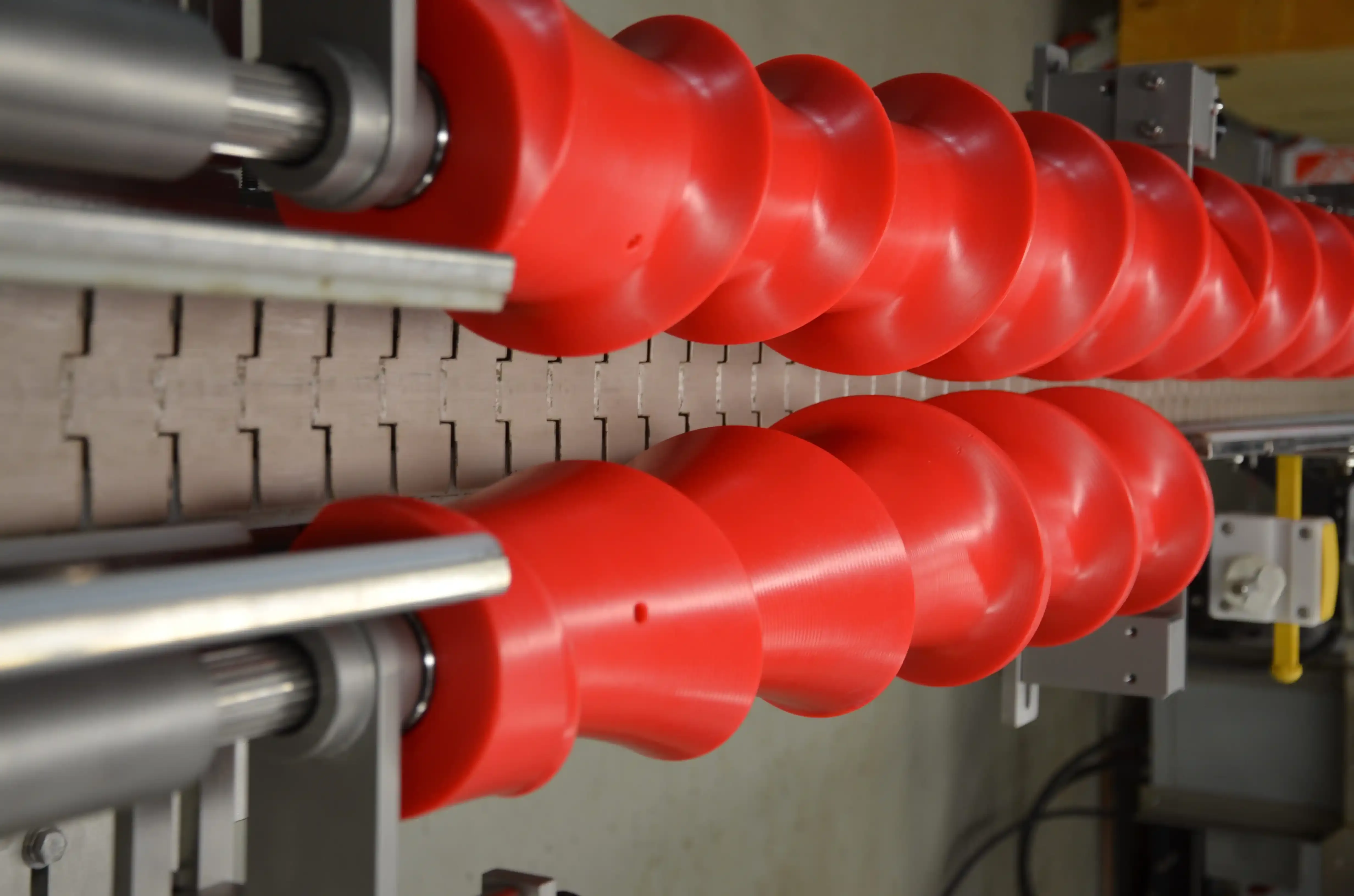 Retrofitted Dual Feed Screw