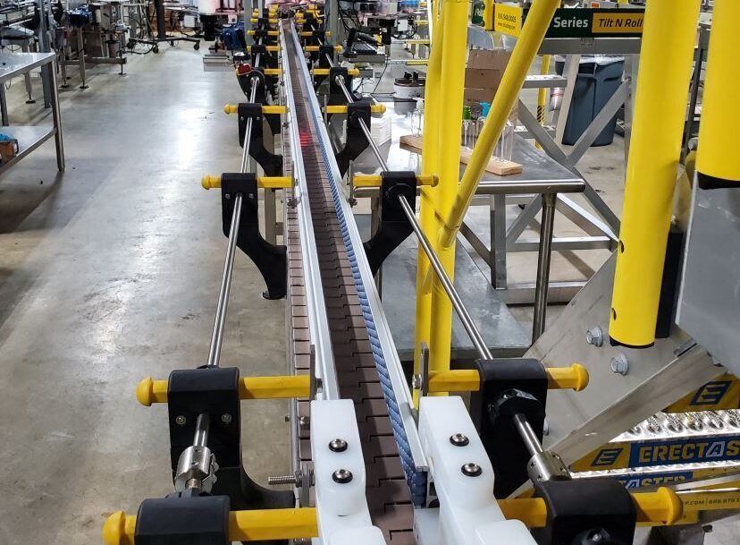 Adjustable Side Guide Straight with beaded guide rails