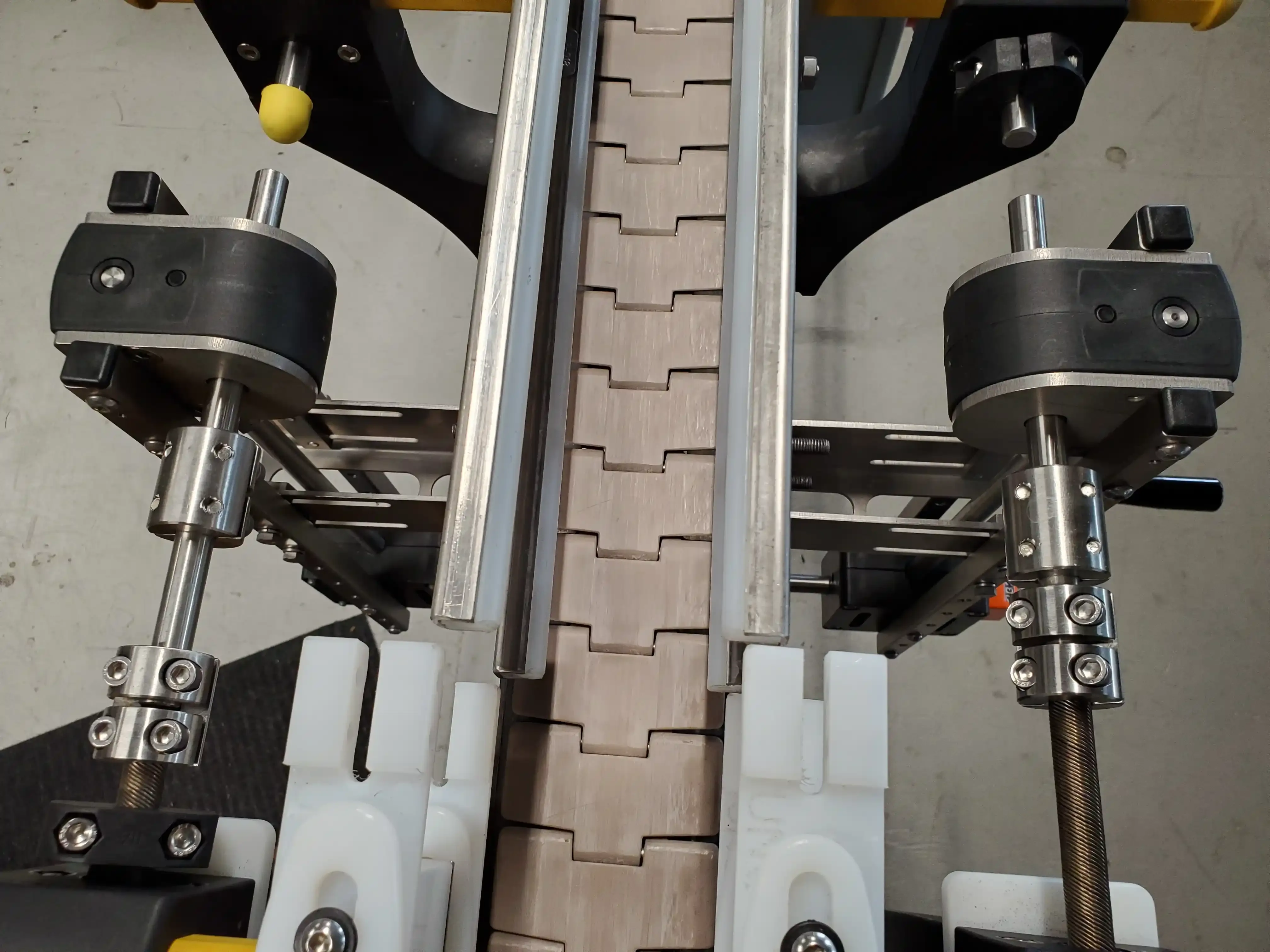 Easy Adjust Rails Dual Side Adjuster Top Side View