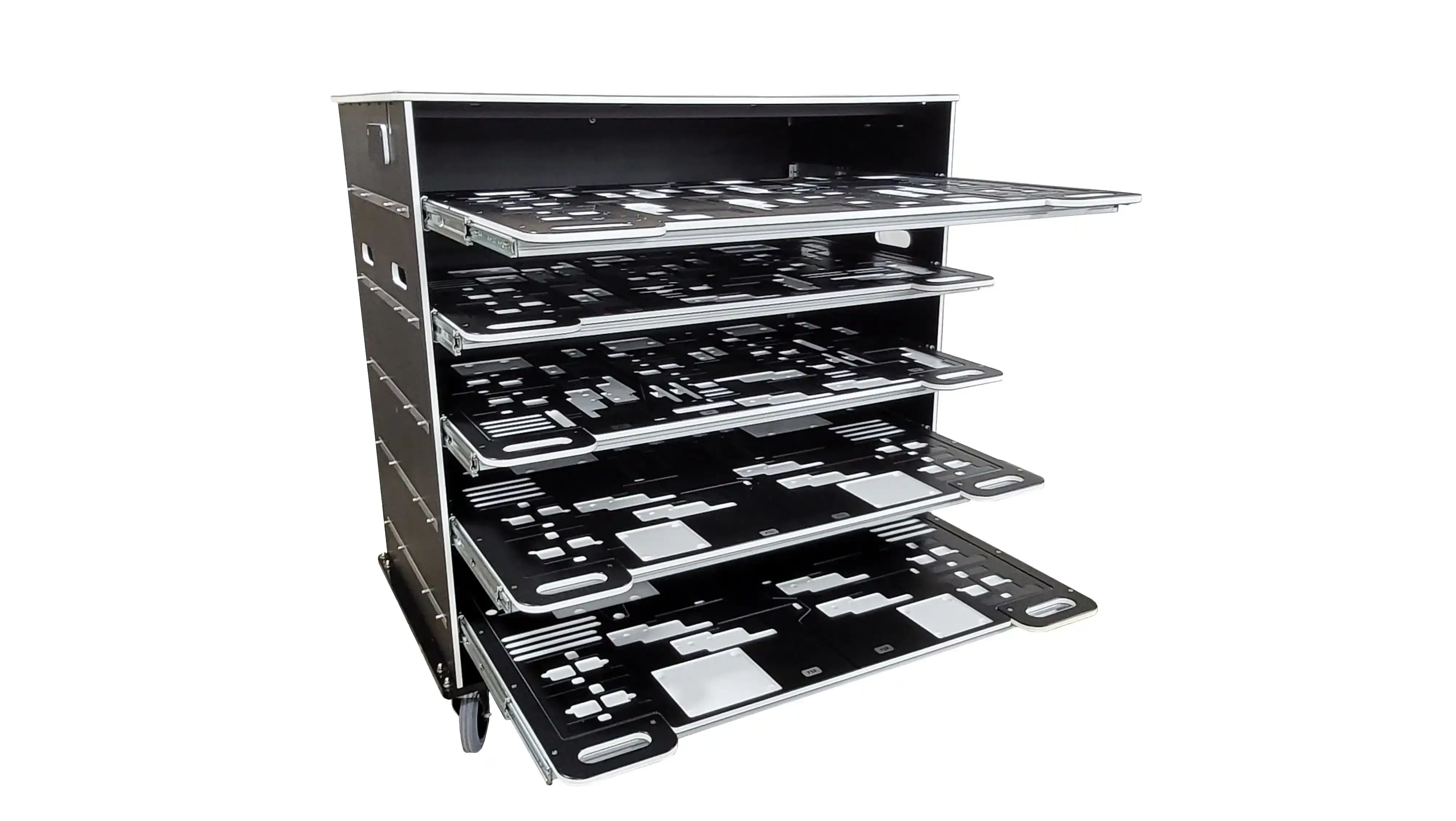 5S Sliding Drawer Change Part Storage Cart