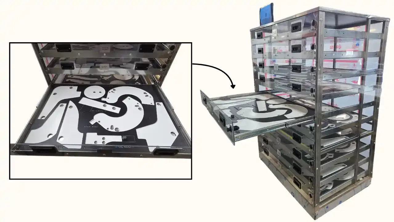 5 S Storage Cabinet with 10 Shadow Board Inserts