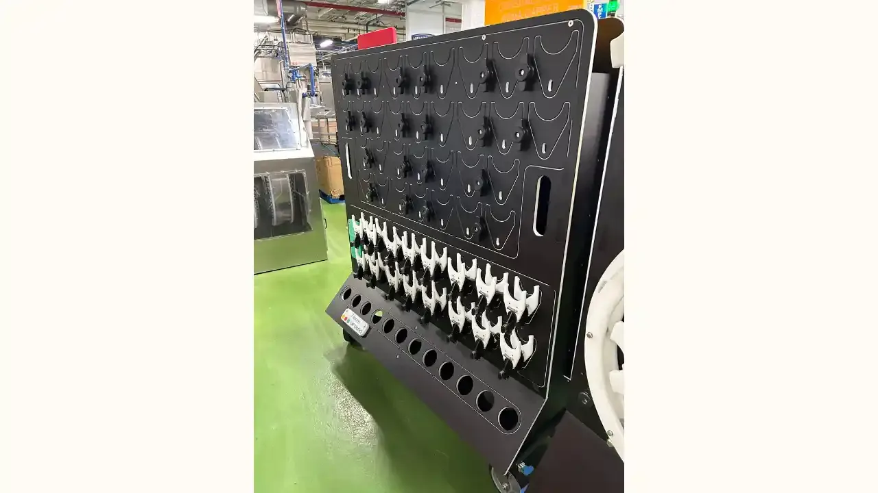 Cap Chucks Positioner Storage Solution