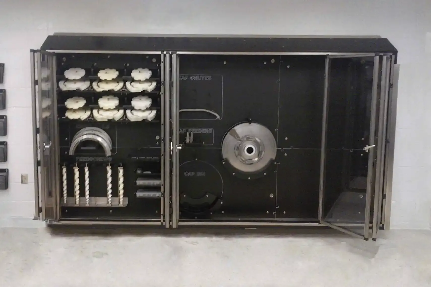Wall Mounted 5S Storage with Door Open