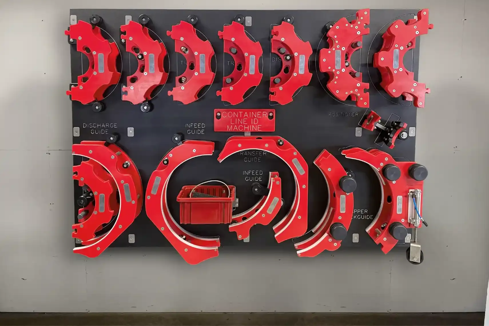 Wall Mounted 5S Change Parts Storage Solution