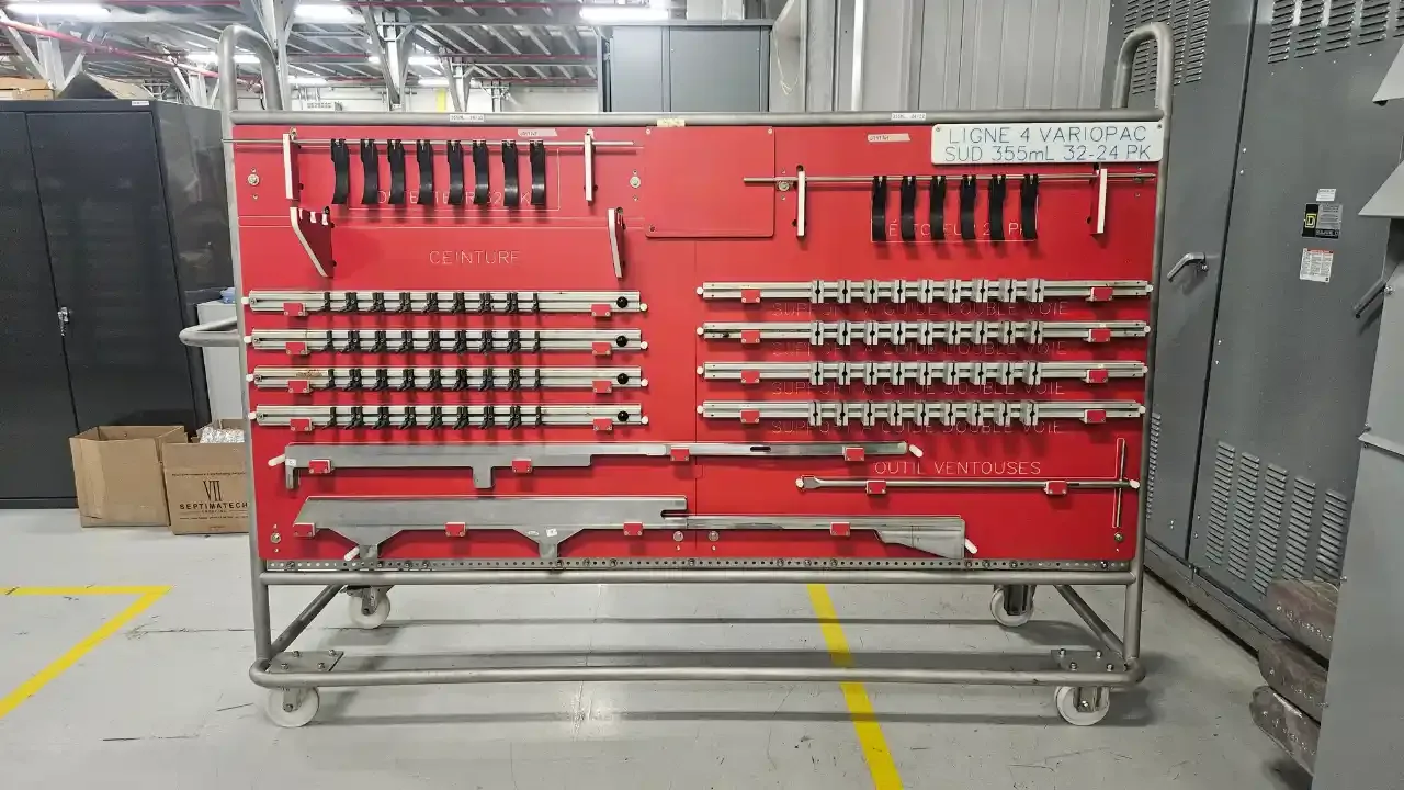 Mobile Washdown Ready Filler Change Parts Carts