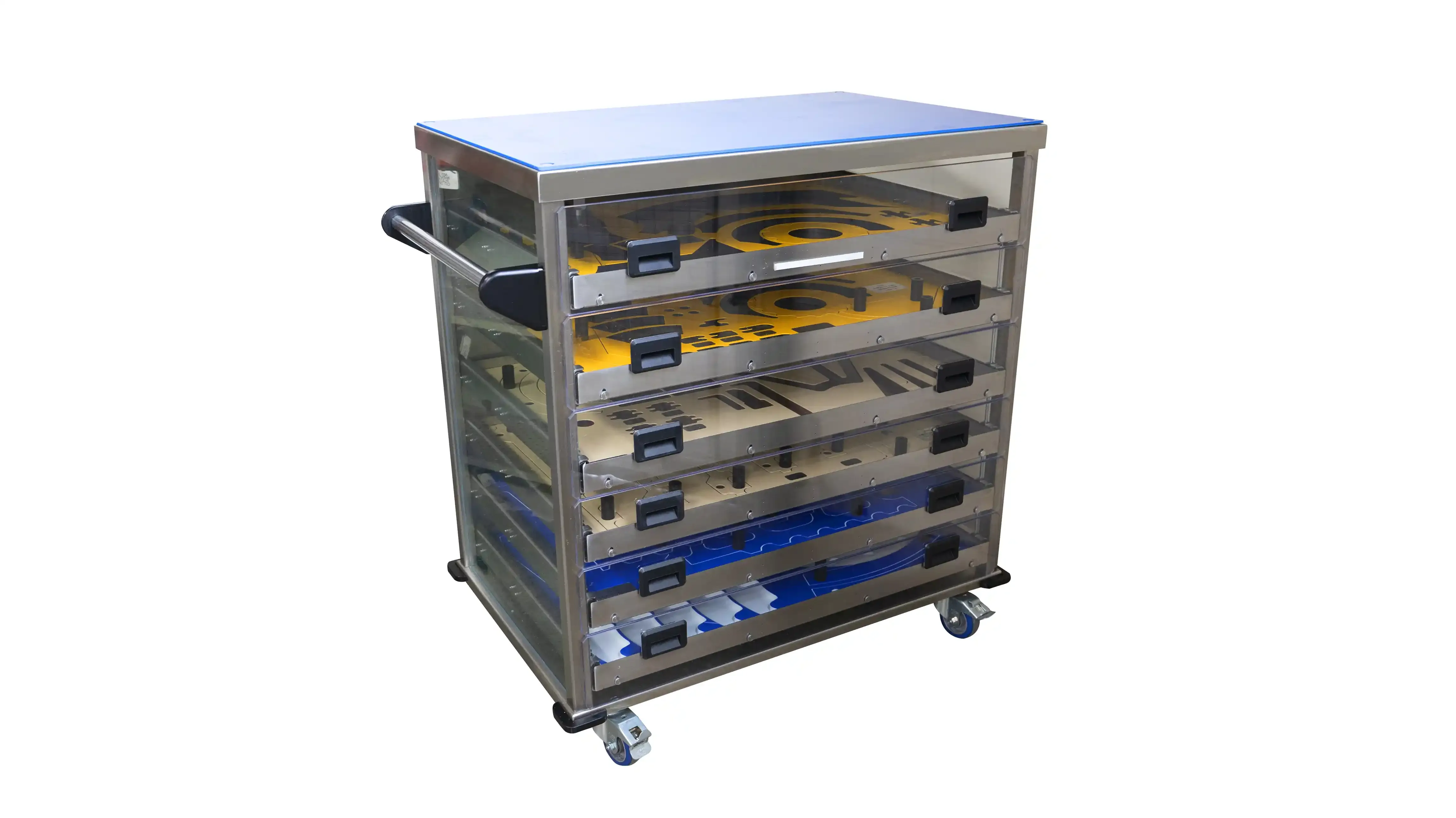 Pharmaceutical Change Parts Cabinet with Removable Shadow Boards