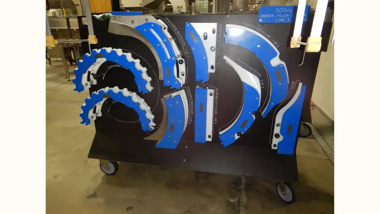 Rinser Filler Capper Change Parts Storage Cart