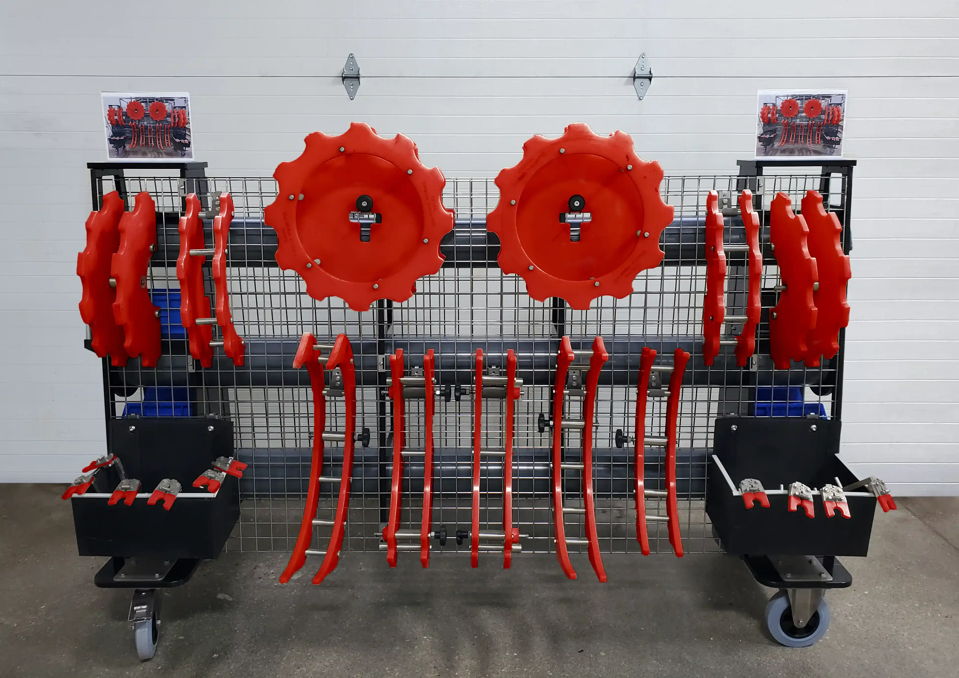 Serac Mono Block Change Parts Storage Solution