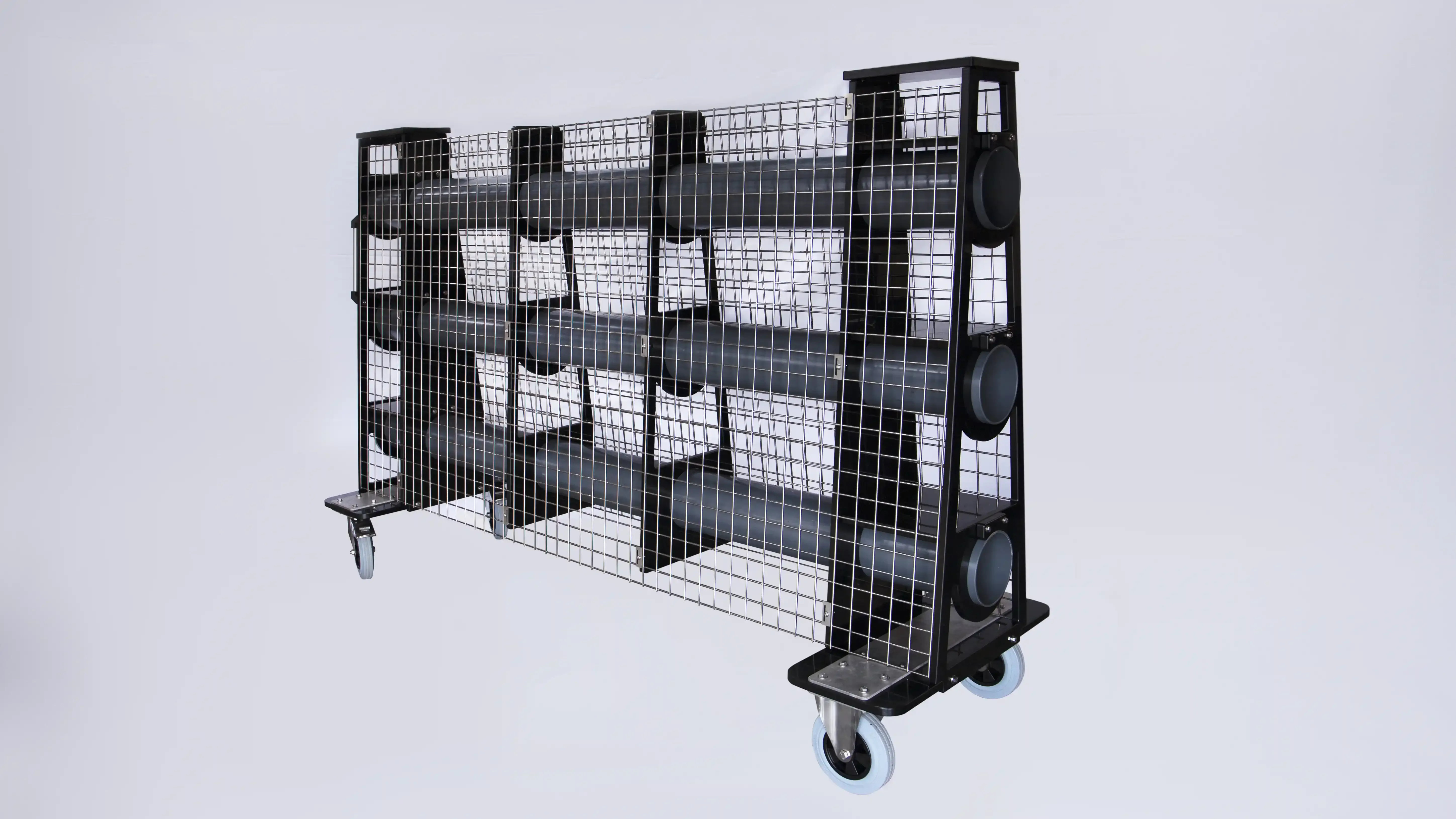 Empty Easy Change Over Storage Cart