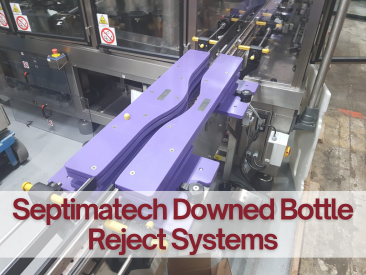 Downed bottle reject system