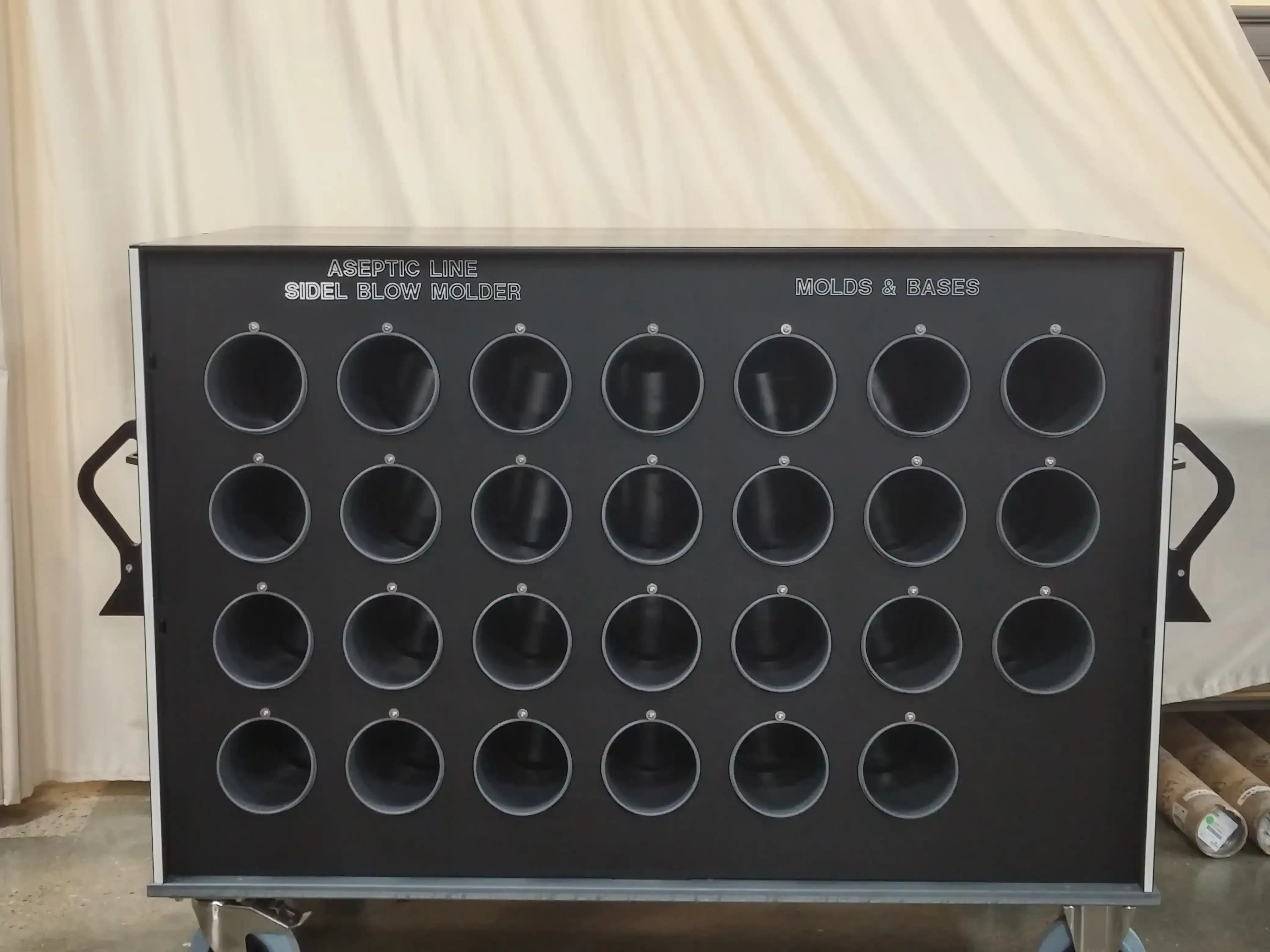 Blow Molder Mold Cavity Storage Cart