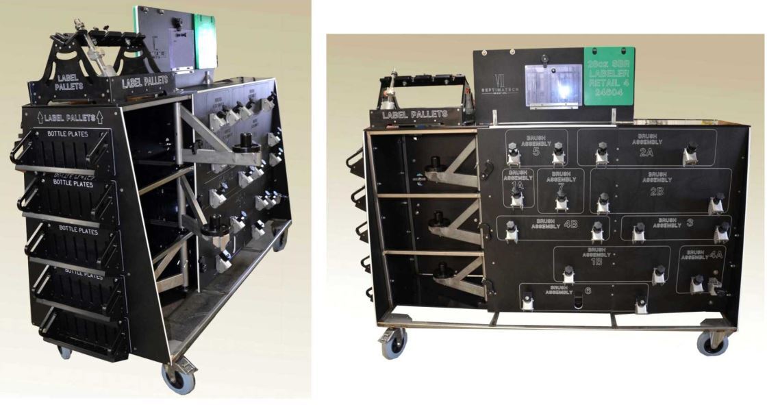 Large Labeler Change Parts Cart